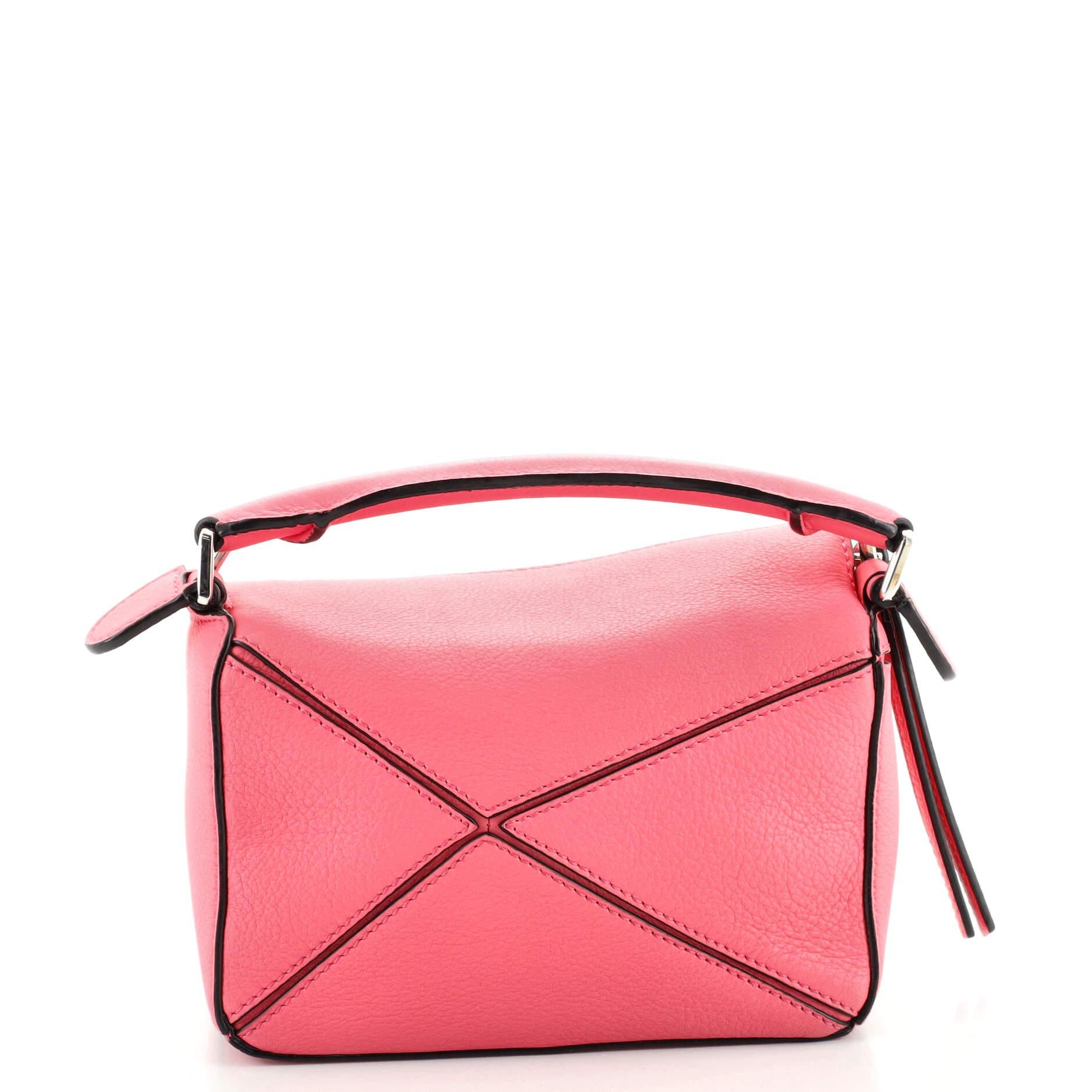 loewe puzzle bag pink