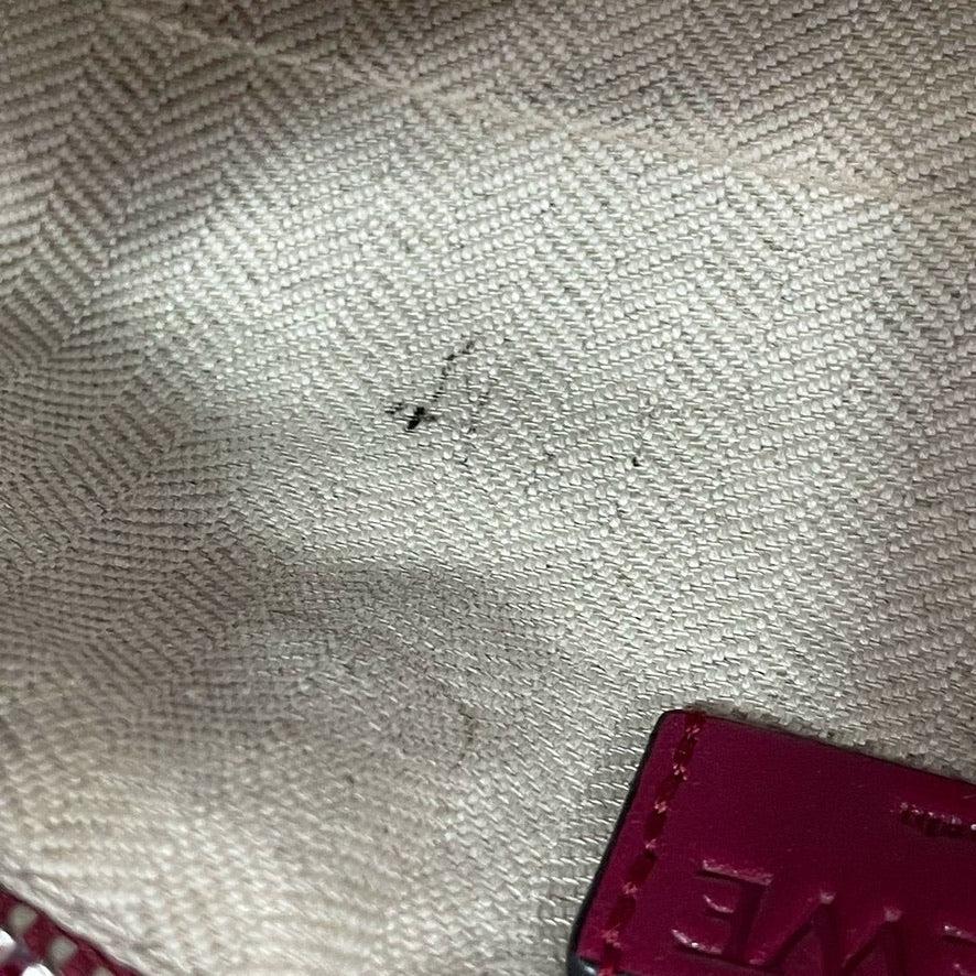 Loewe Puzzle bag small raspberry pink leather 5