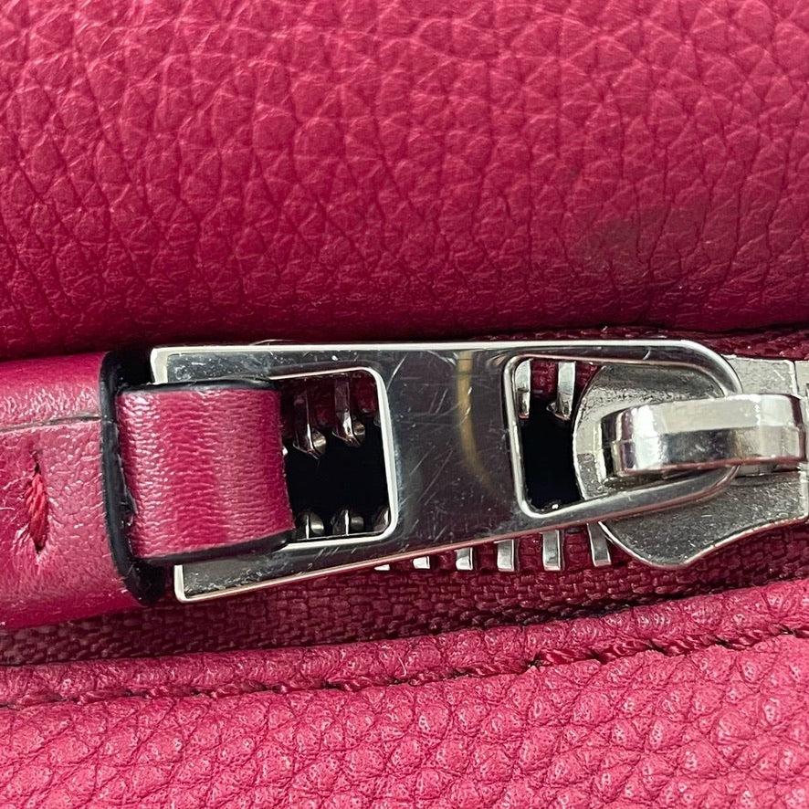 Loewe Puzzle bag small raspberry pink leather 9