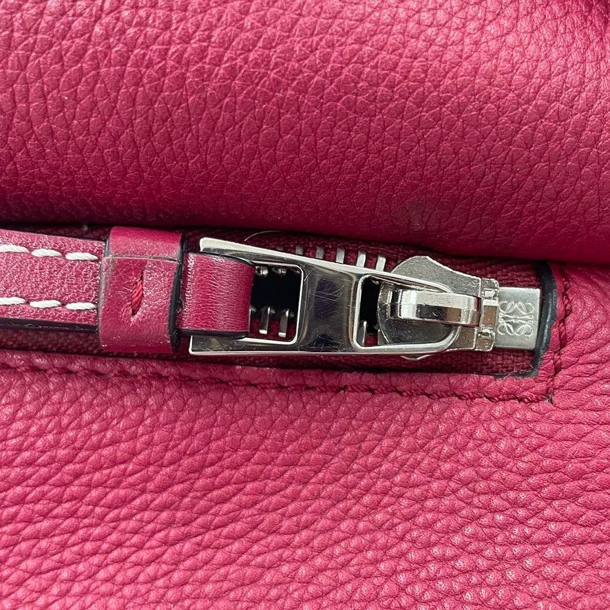 Loewe Puzzle bag small raspberry pink leather 10