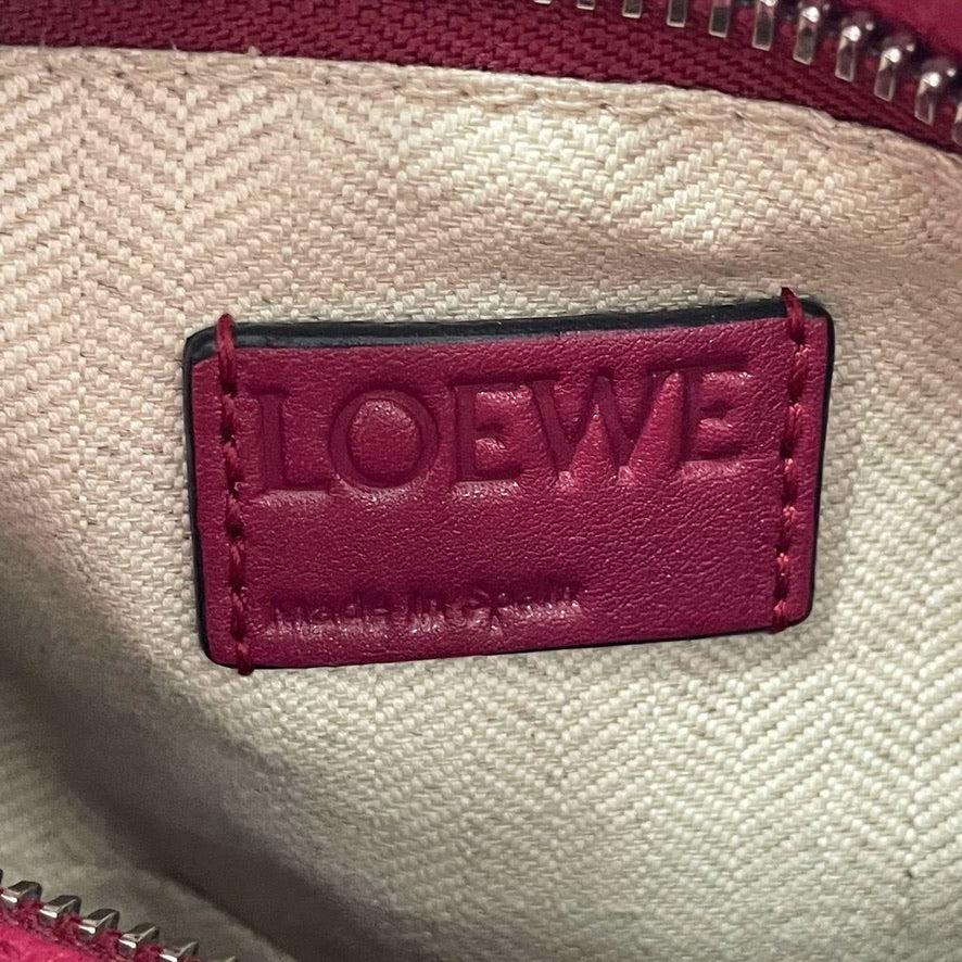 Loewe Puzzle bag small raspberry pink leather 3