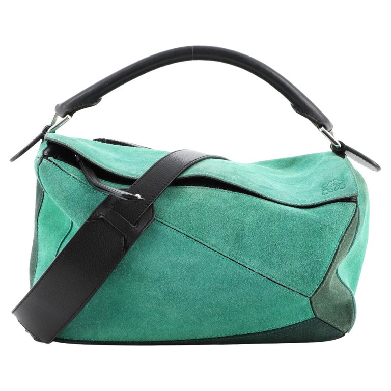 Loewe Puzzle Bag Suede Medium at 1stDibs