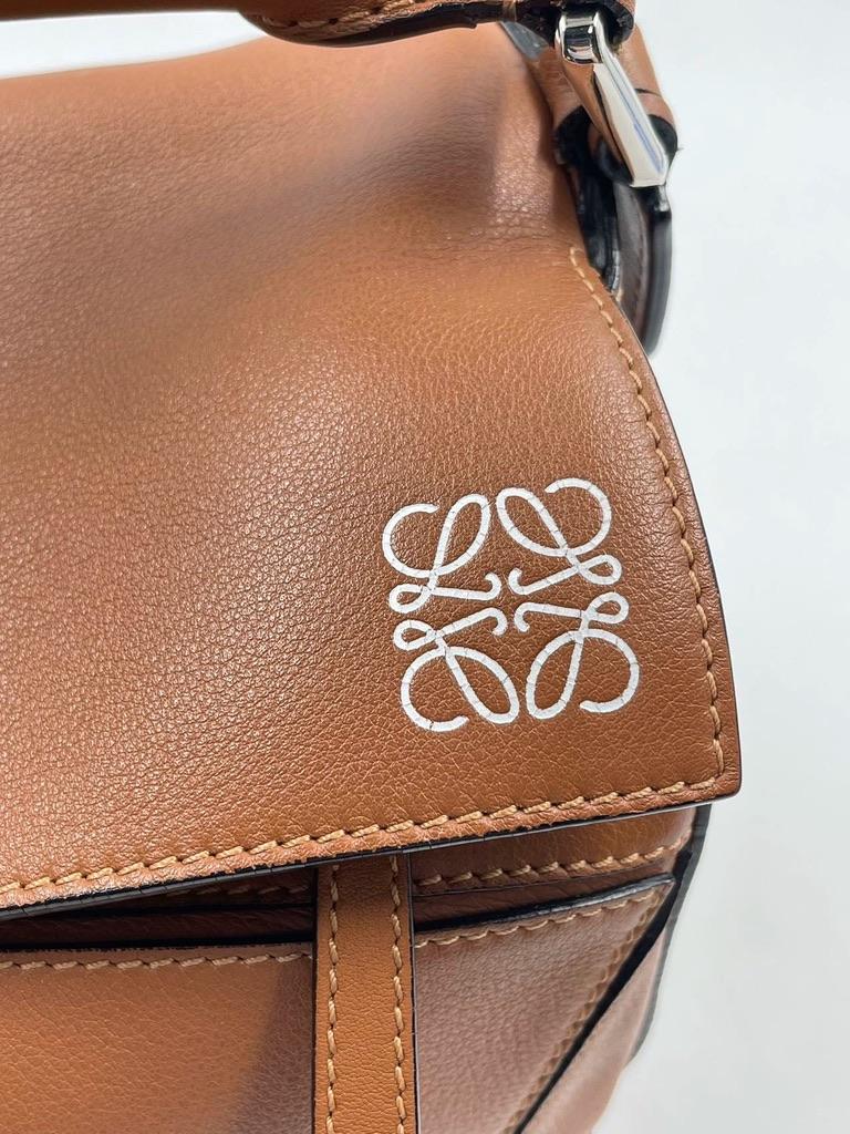 Loewe Puzzle Crossbody bag Caramel Brown leather 8