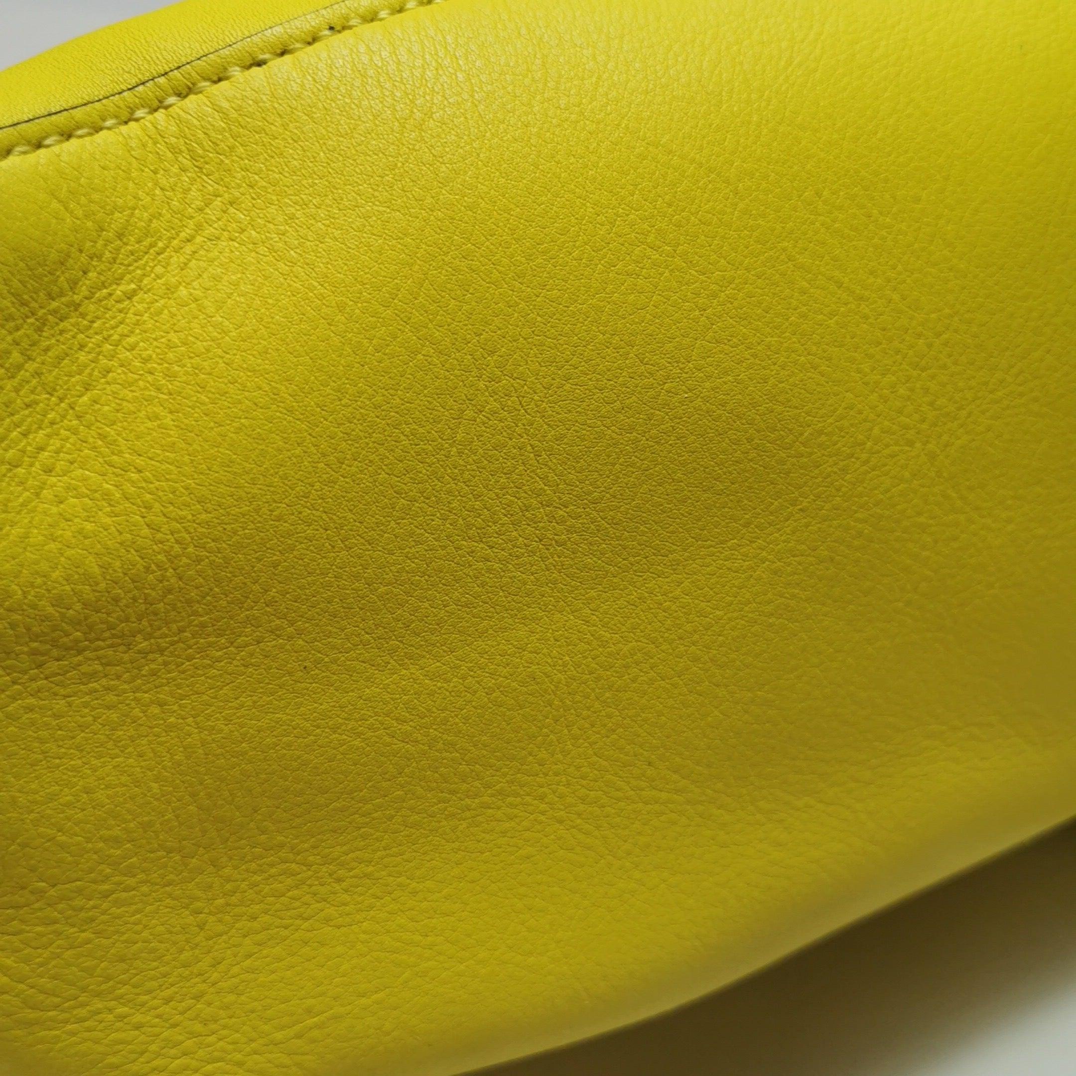 Loewe Puzzle Hobo Yellow Leather Shoulder Bag 10