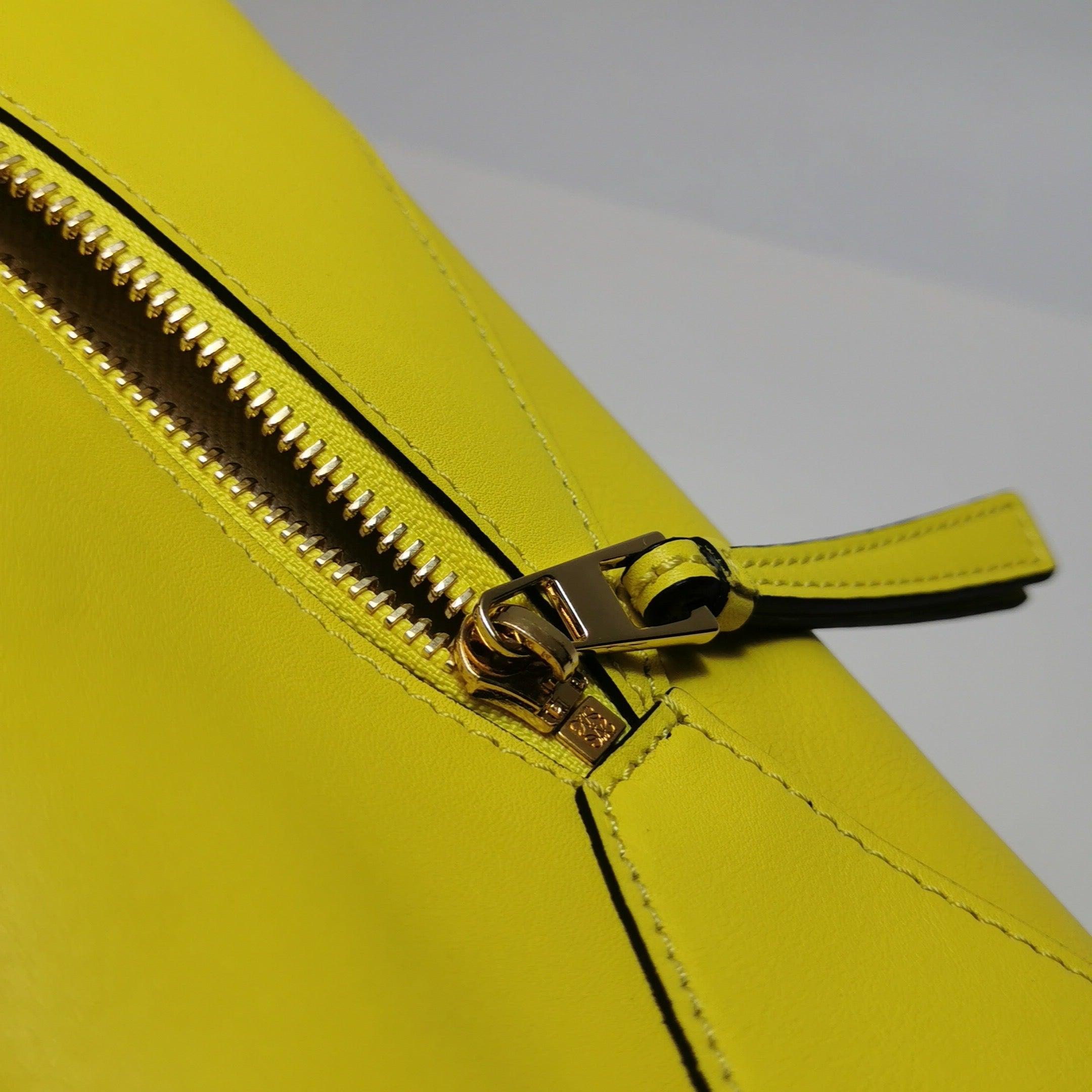 Loewe Puzzle Hobo Yellow Leather Shoulder Bag 5