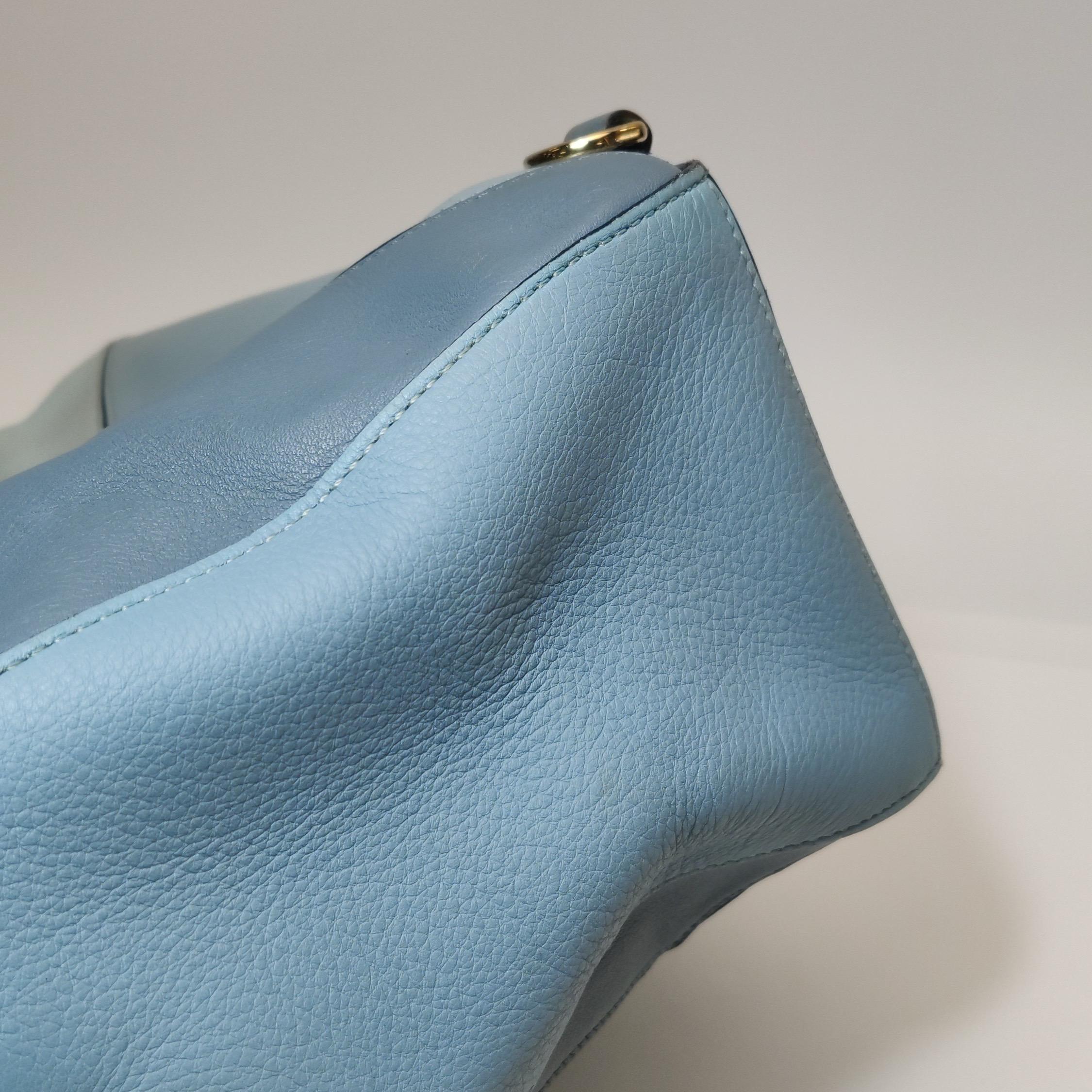 Loewe Puzzle Medium Multicolor Blue Calfskin Leather Crossbody Bag in vendita 11