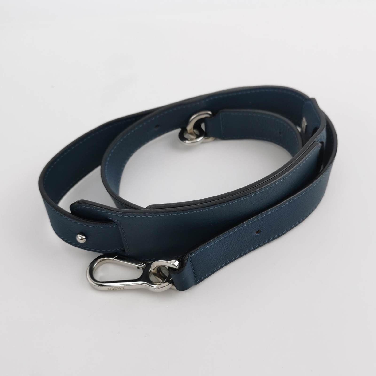 Loewe Puzzle Medium Multicolor Navy Calfskin leather bag 11