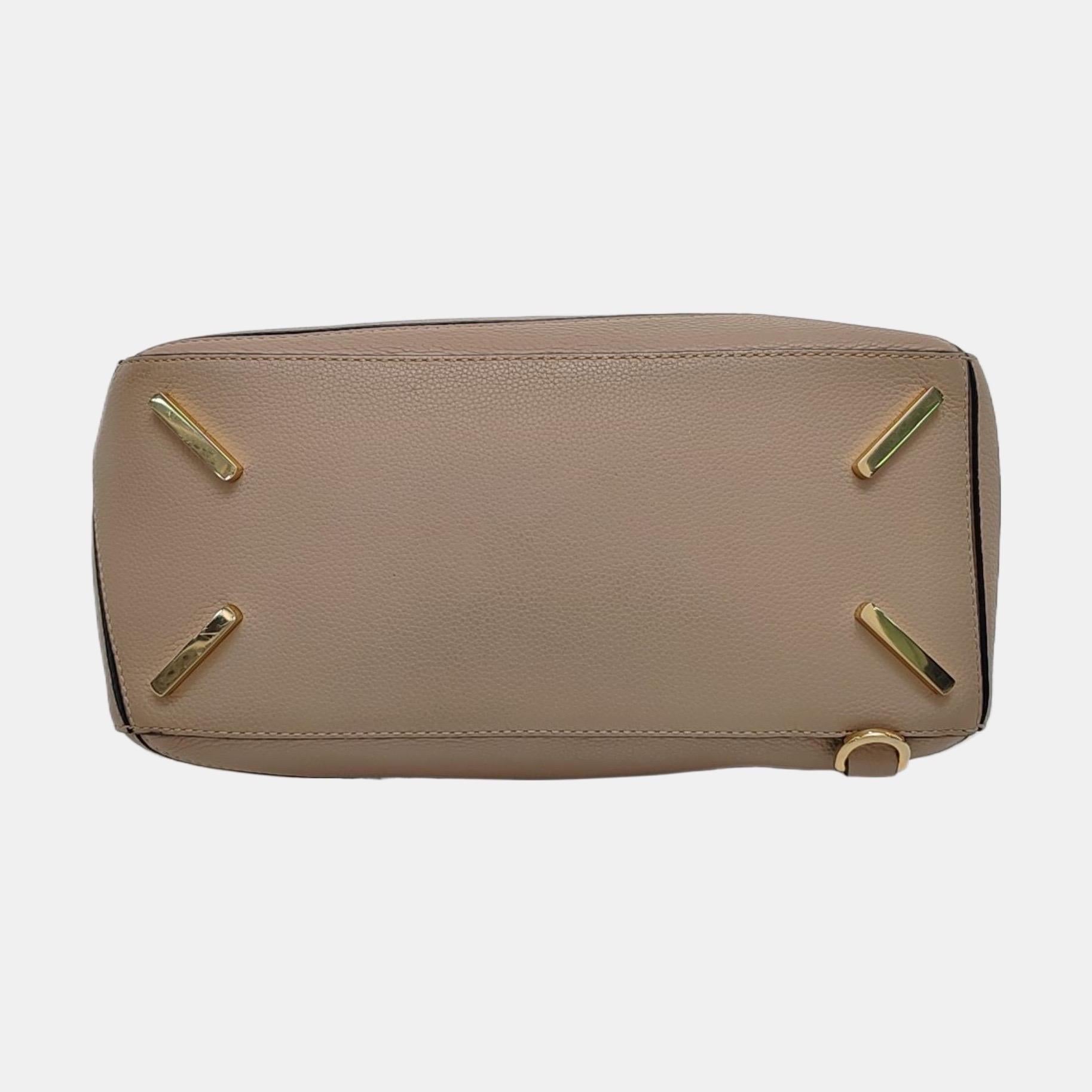 Loewe Puzzle Medium Sand Beige Sac en cuir de veau Brown Strap Pour femmes en vente