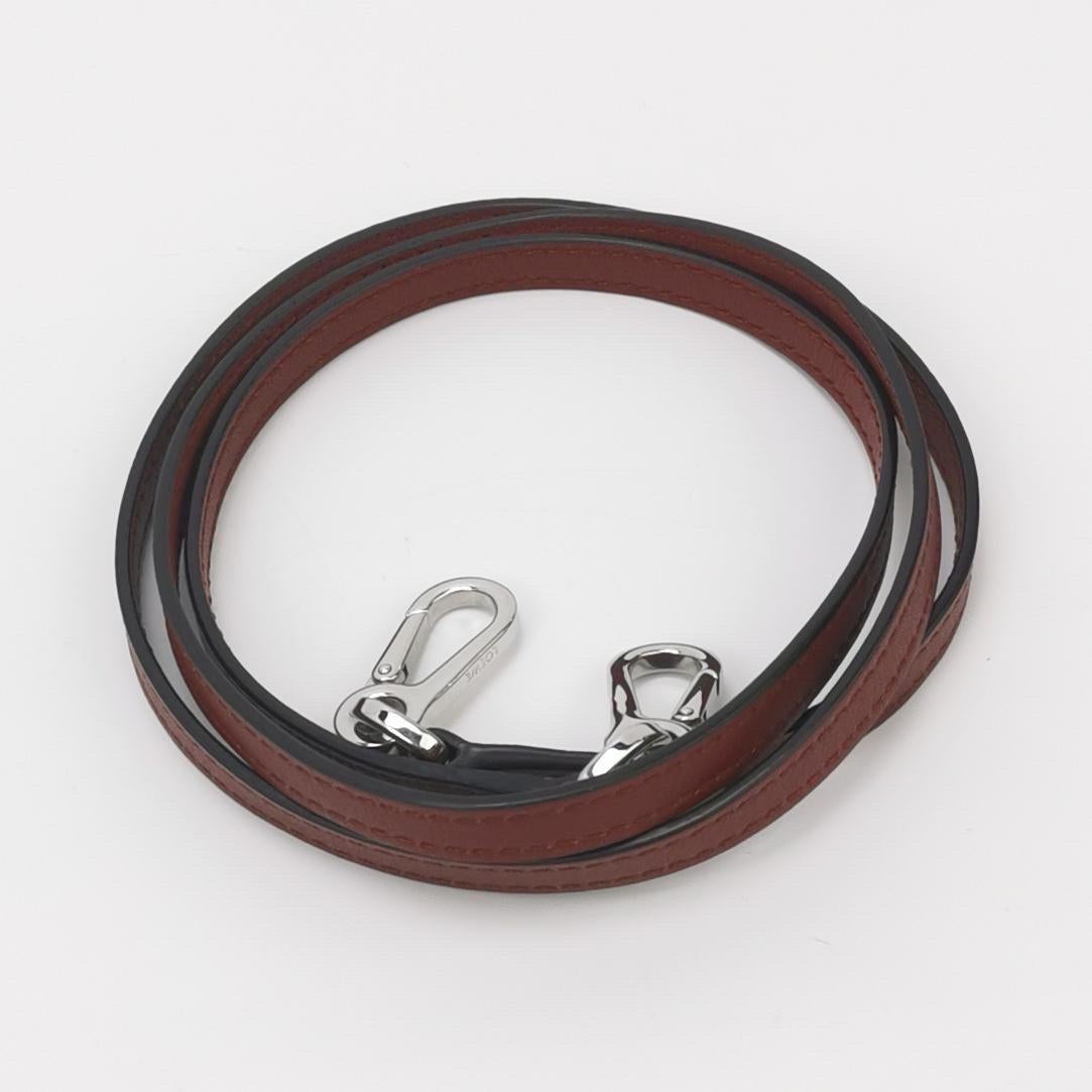 Loewe Puzzle Mini Burgundy Calfskin Leather Crossbody Bag 3
