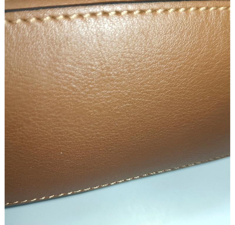 Loewe Puzzle Mini Caramel Tan Calfskin Leather Crossbody Bag For Sale 5