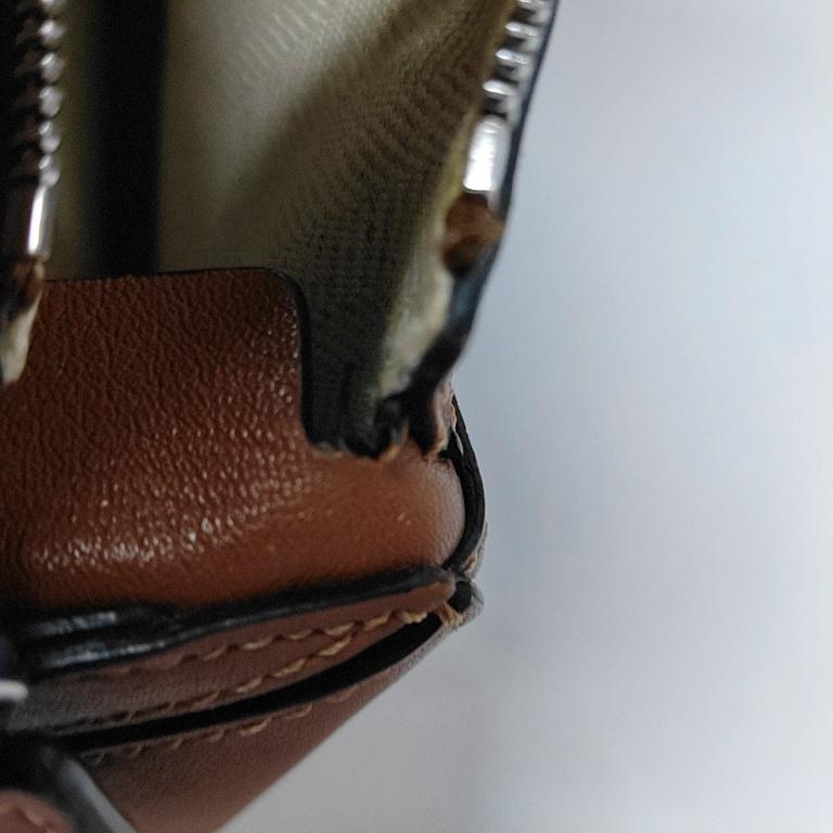 Loewe Puzzle Mini Caramel Tan Calfskin Leather Crossbody Bag For Sale 5