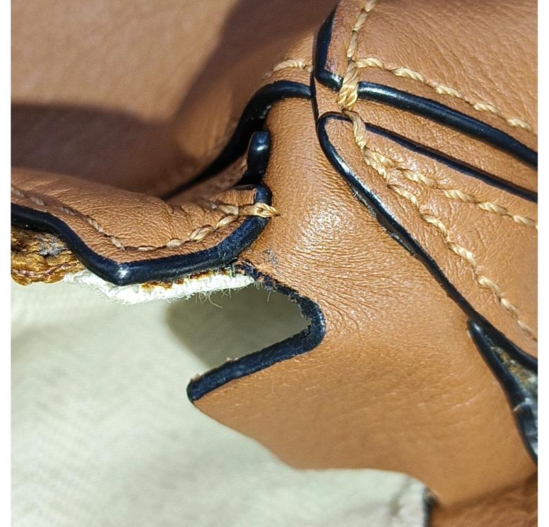 Loewe Puzzle Mini Caramel Tan Calfskin Leather Crossbody Bag For Sale 9