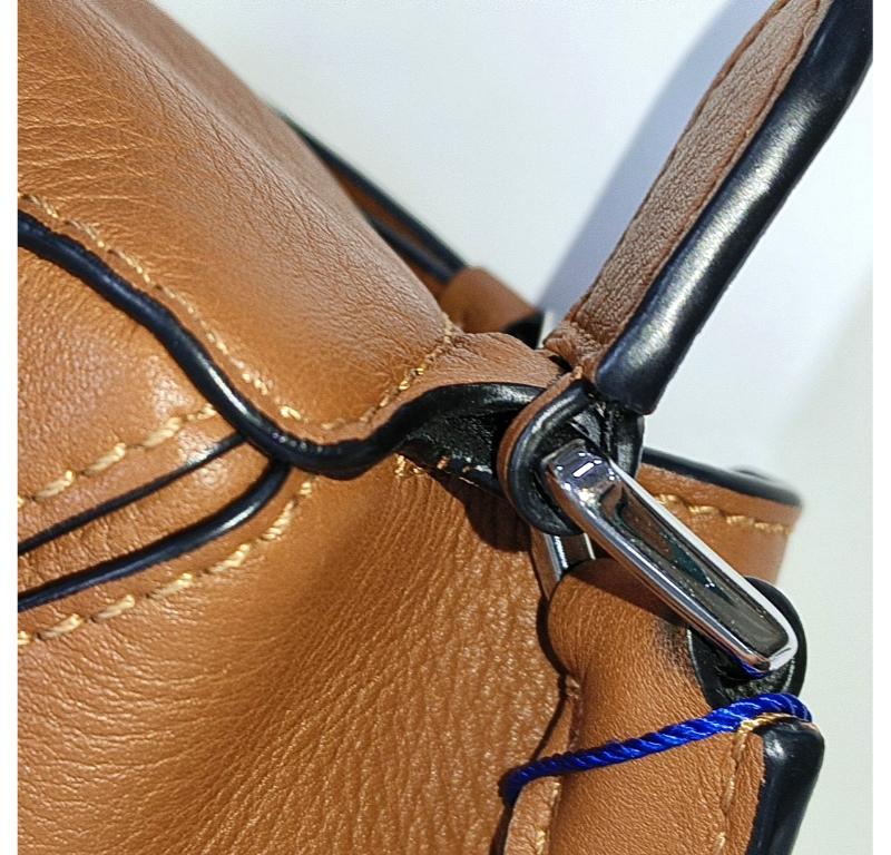 Loewe Puzzle Mini Caramel Tan Calfskin Leather Crossbody Bag For Sale 3