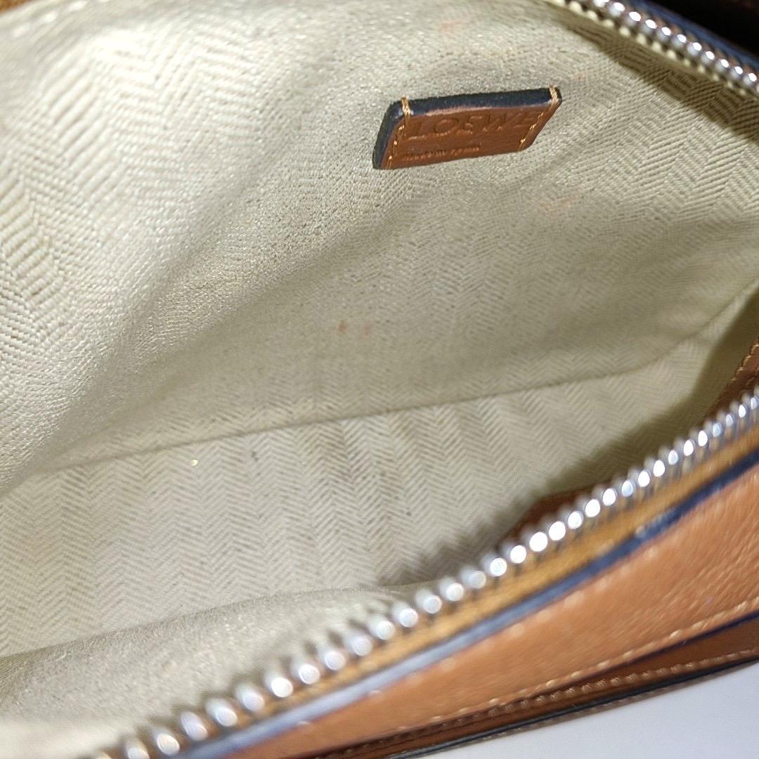 Loewe Puzzle Mini Caramel Tan Grained Calfskin Leather Crossbody Bag For Sale 5