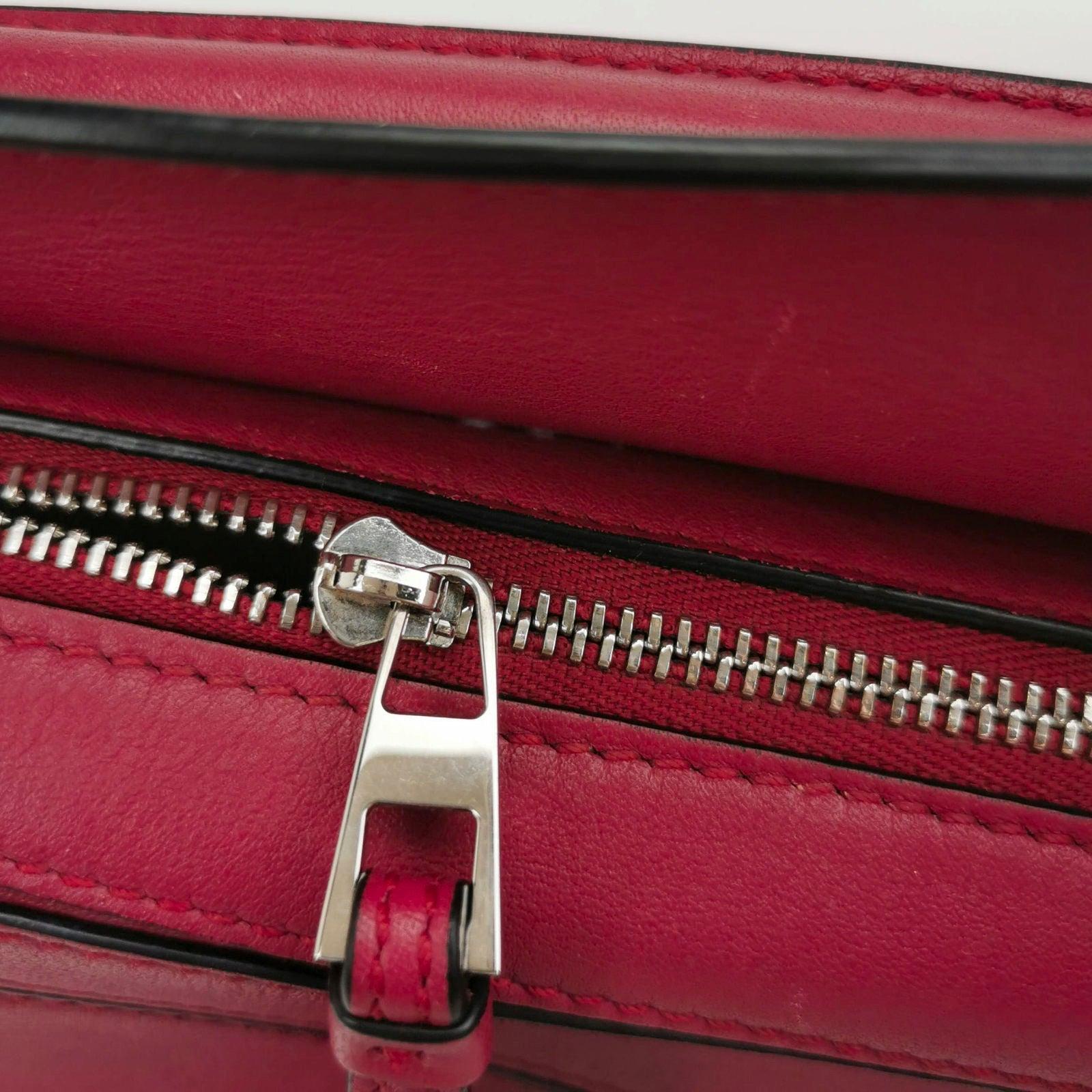 Loewe Puzzle Mini Red Calfskin Leather Crossbody Bag For Sale 6