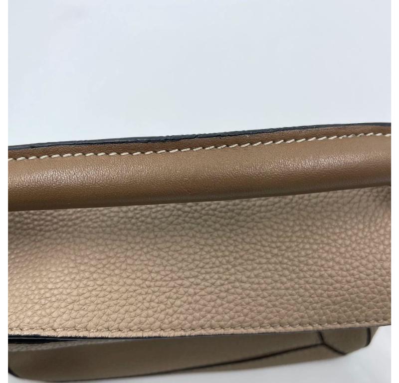 Loewe Puzzle Mini Sandy Beige Calfskin Leather Crossbody Bag For Sale 13