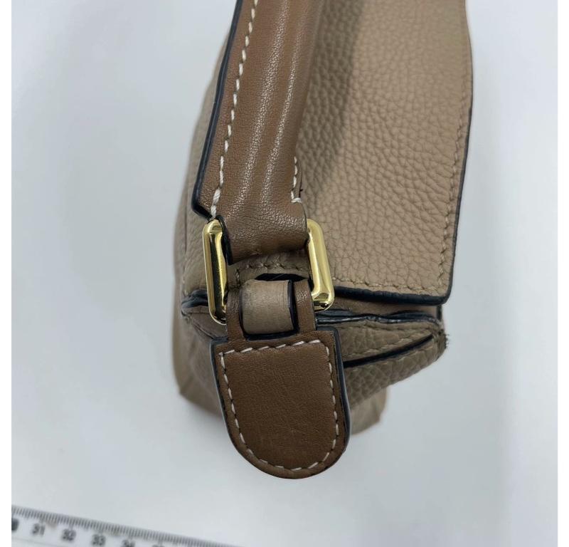 Loewe Puzzle Mini Sandy Beige Calfskin Leather Crossbody Bag For Sale 14