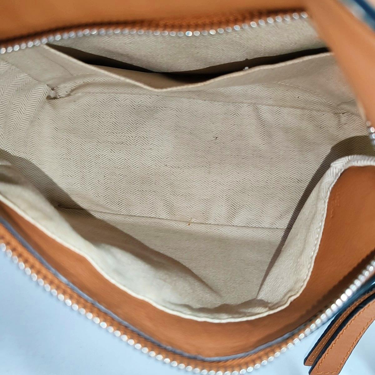 Loewe Puzzle Small Black White Brown Stripes Crossbody Bag 2019 en vente 2