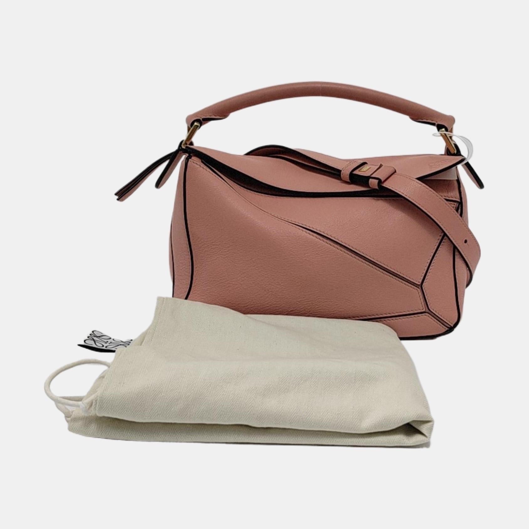 Loewe Puzzle Small Mauve Dusty Pink Calfskin leather bag For Sale 1
