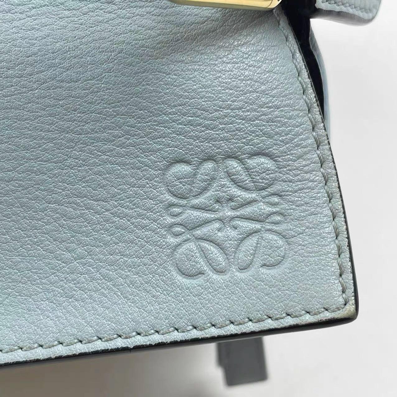 Loewe Puzzle Small Multi tone Blue Leather Crossbody Bag 6