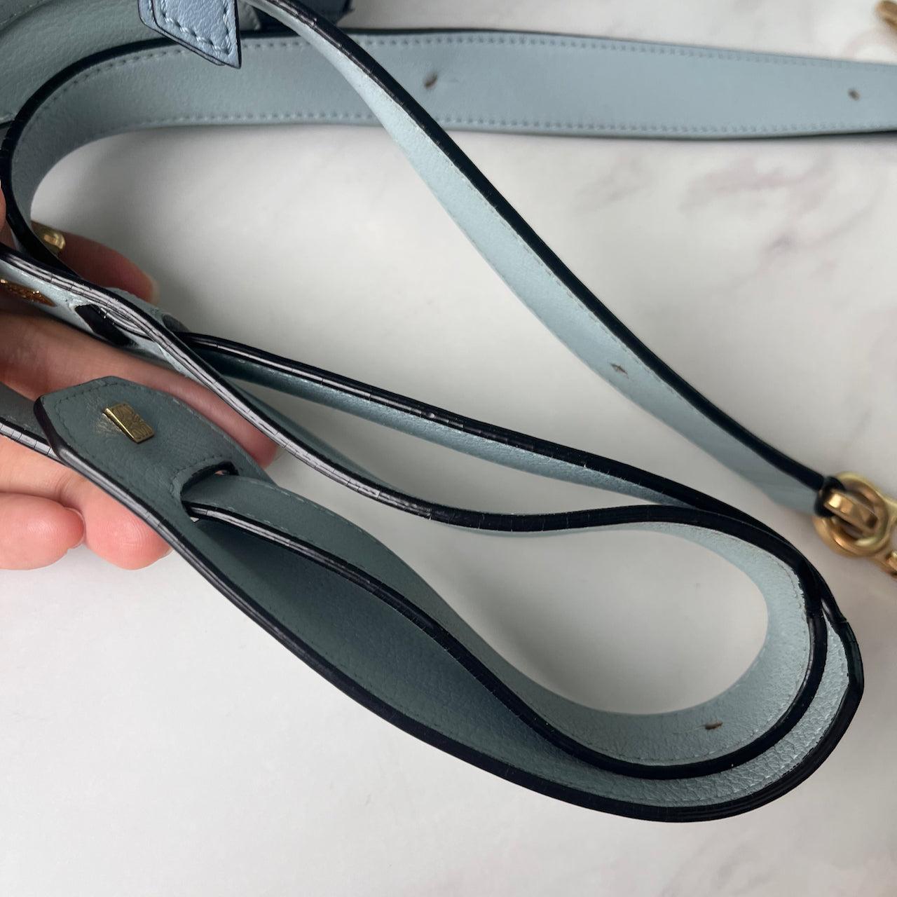Loewe Puzzle Small Multi tone Blue Leather Crossbody Bag 13