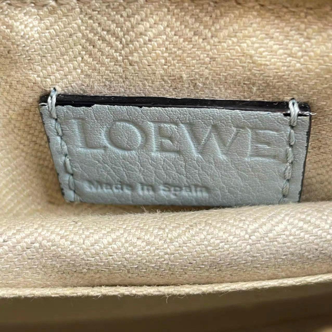 Loewe Puzzle Small Multi tone Blue Leather Crossbody Bag 3