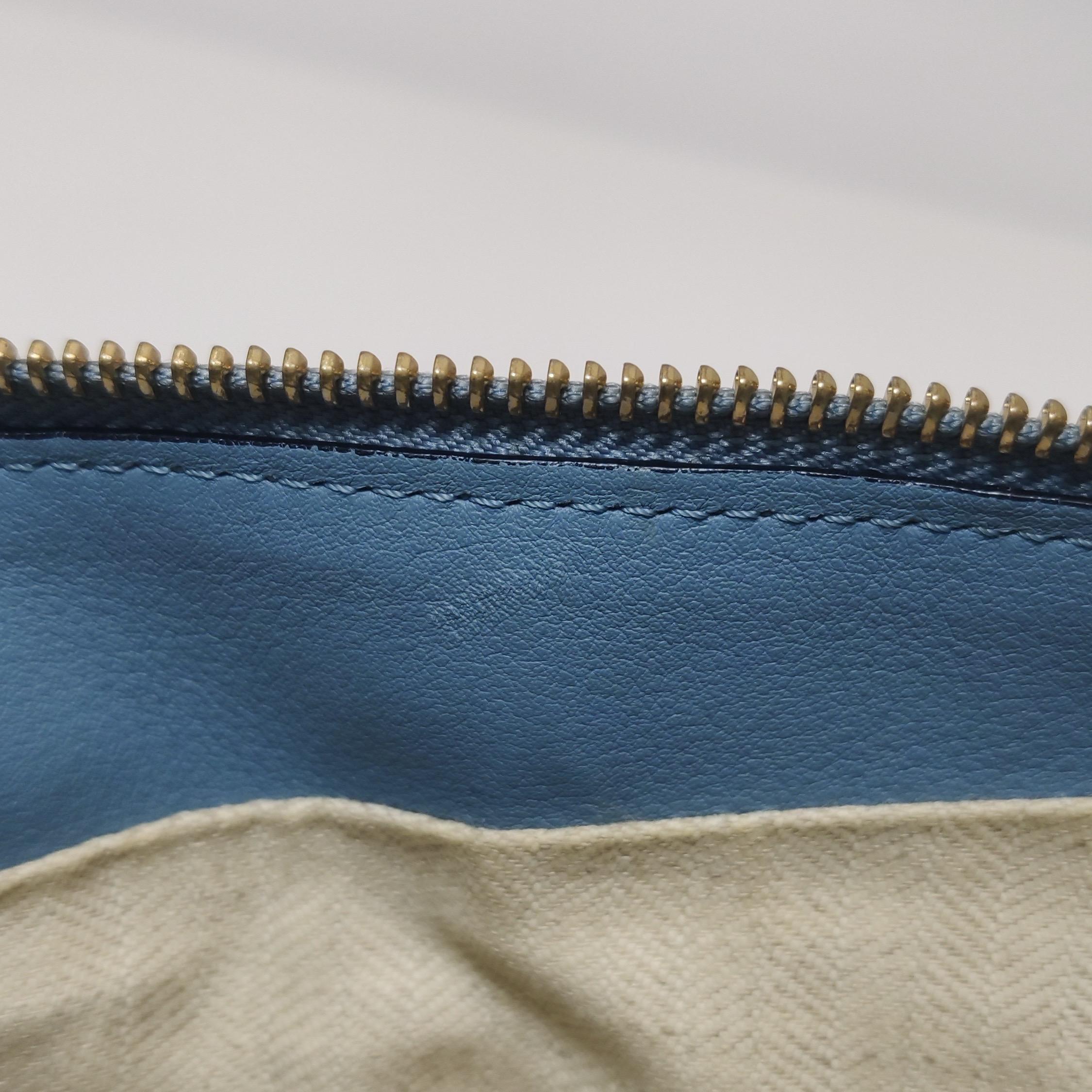 Bolso Loewe Puzzle Pequeño Piel de Becerro Azul Multicolor en venta 14