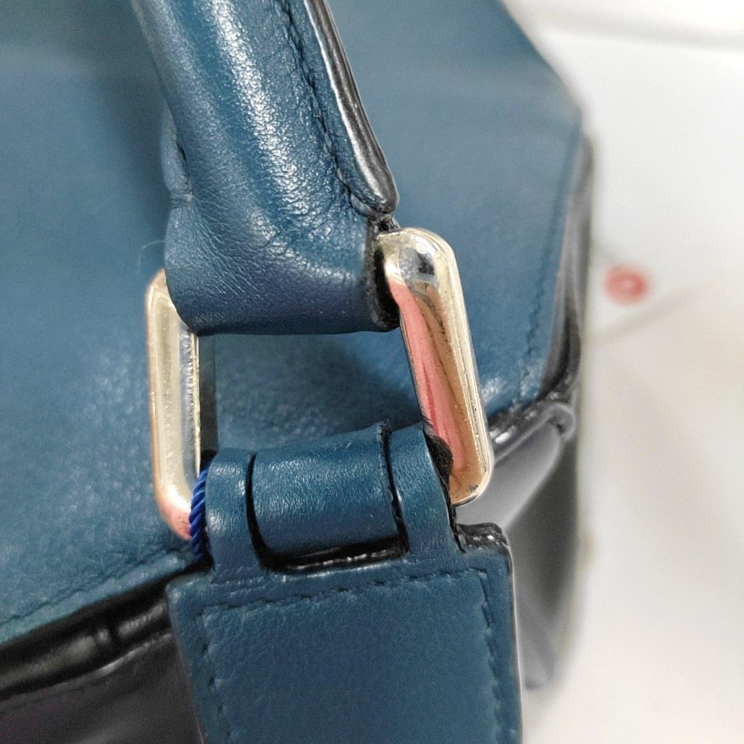 Loewe Puzzle Small Multicolor Navy Calfskin leather bag For Sale 2