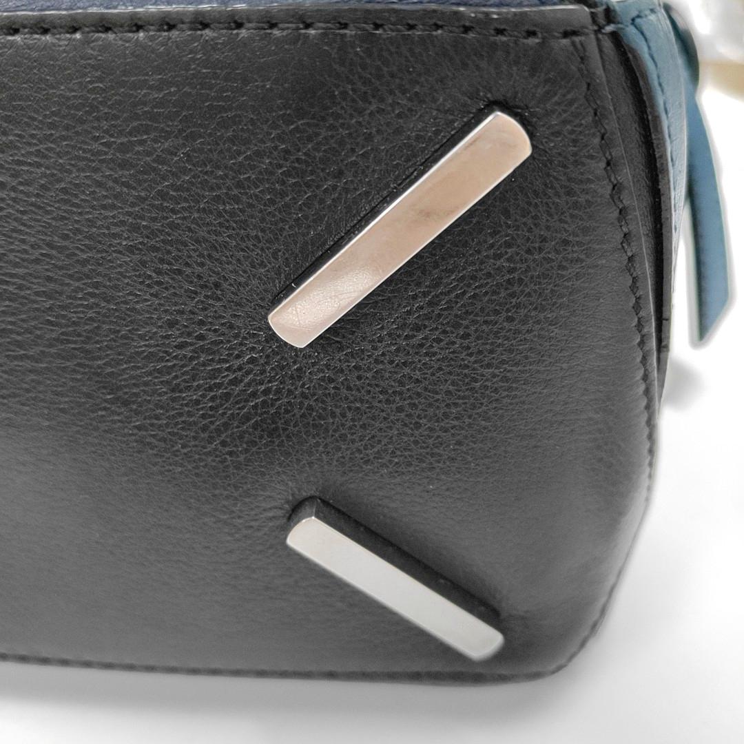 Loewe Puzzle Small Multicolor Navy Calfskin leather bag For Sale 4