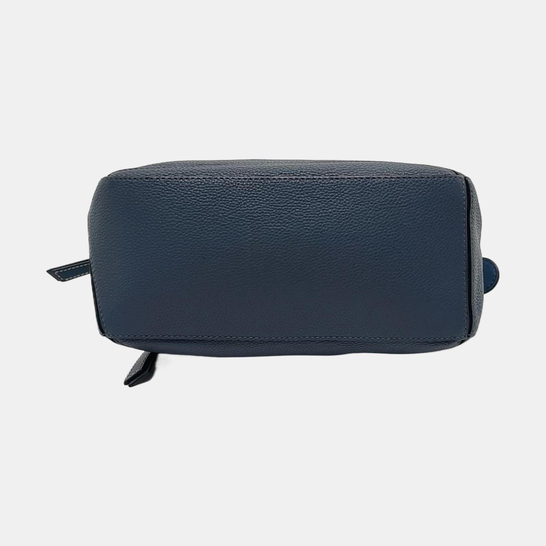 Loewe Puzzle Small Navy Calfskin leather bag For Sale 1