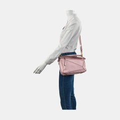 Loewe Puzzle Small Pink Crossbody Bag