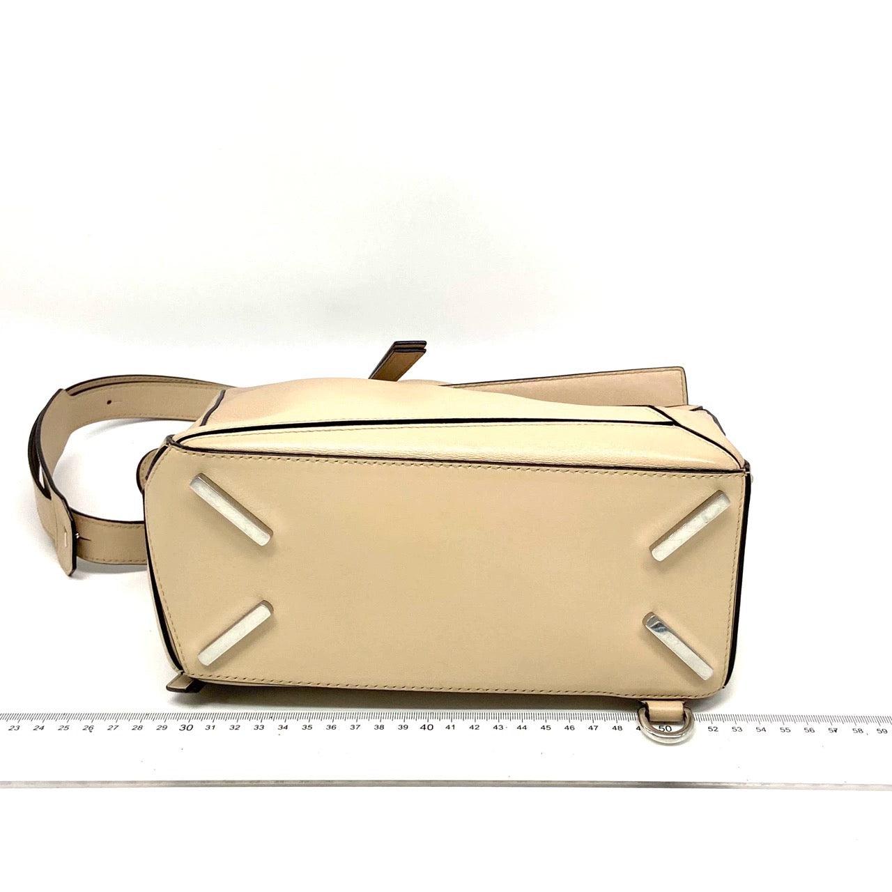 Loewe Puzzle Small Sand Beige Crossbody Bag For Sale 1