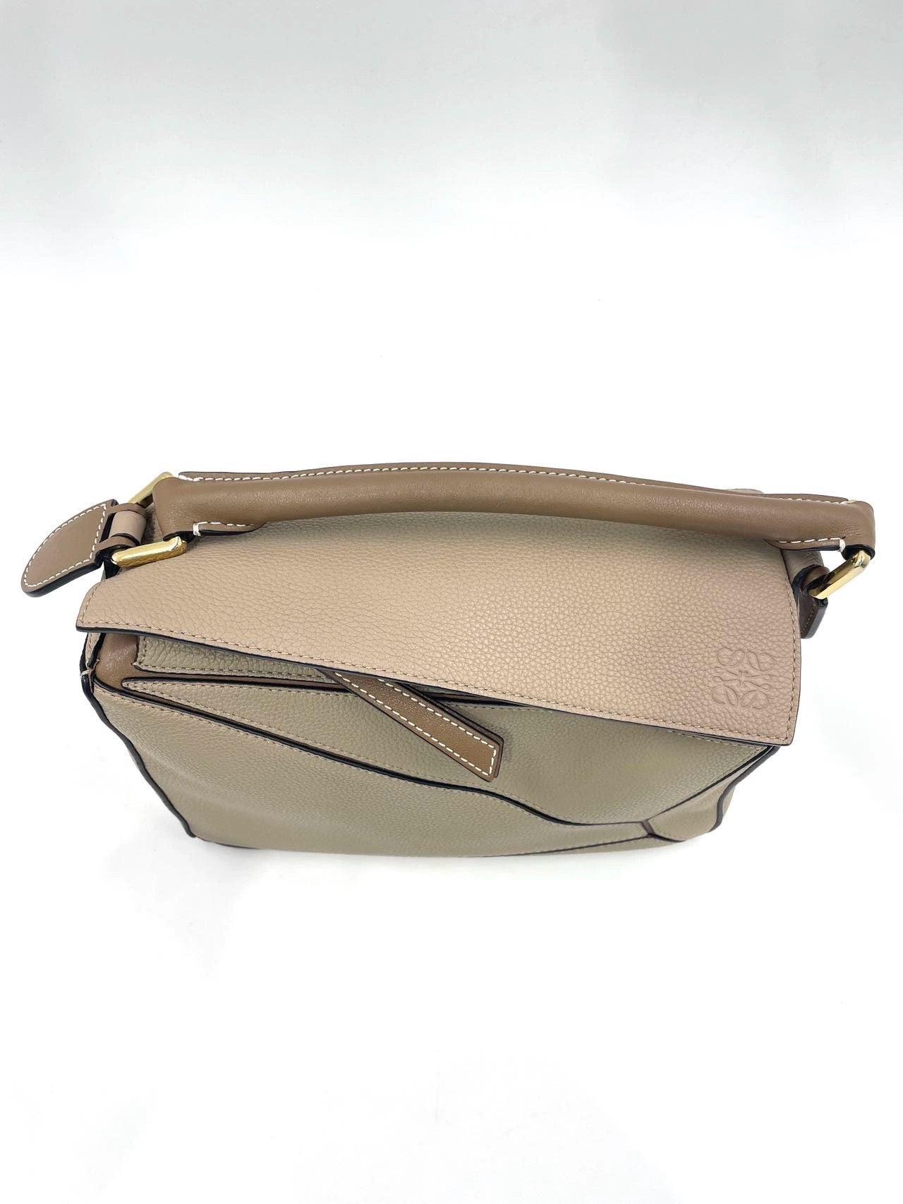 Loewe Puzzle Small Sand Beige Crossbody Bag For Sale 2