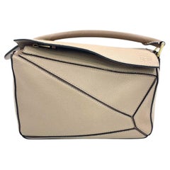 Loewe Puzzle petit sac à bandoulière beige sable