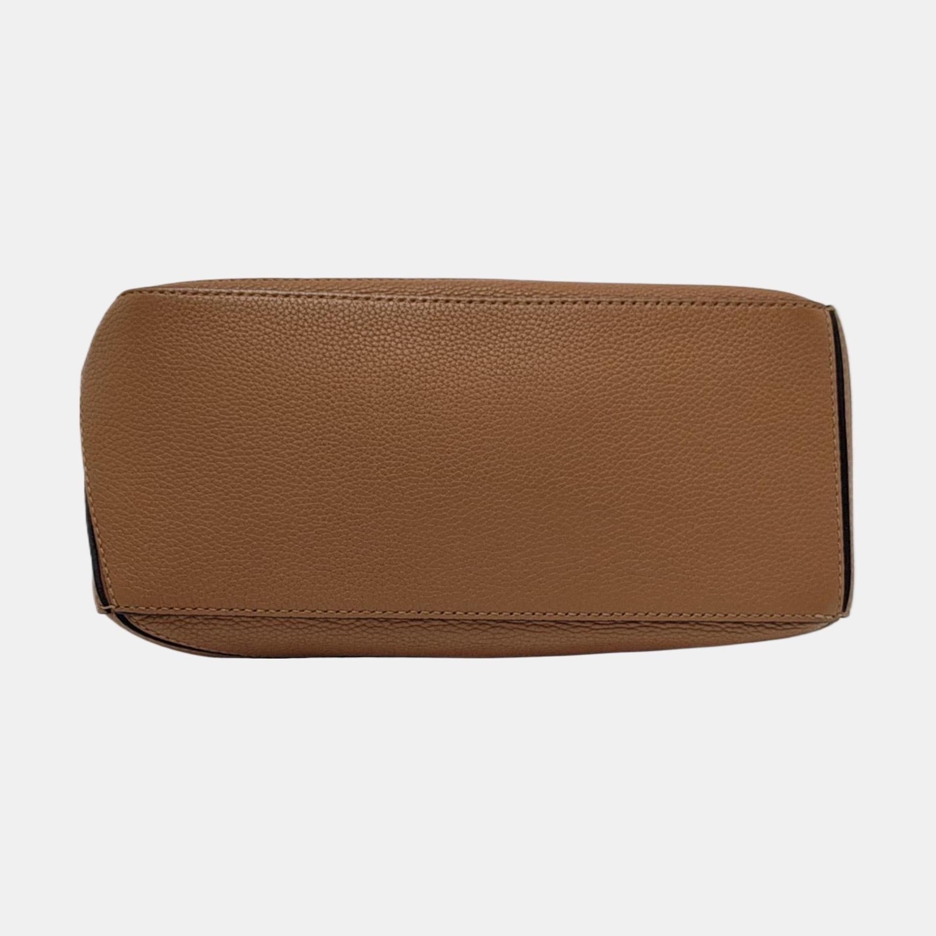 Loewe Puzzle Small Tan Brown Calfskin leather bag For Sale 2