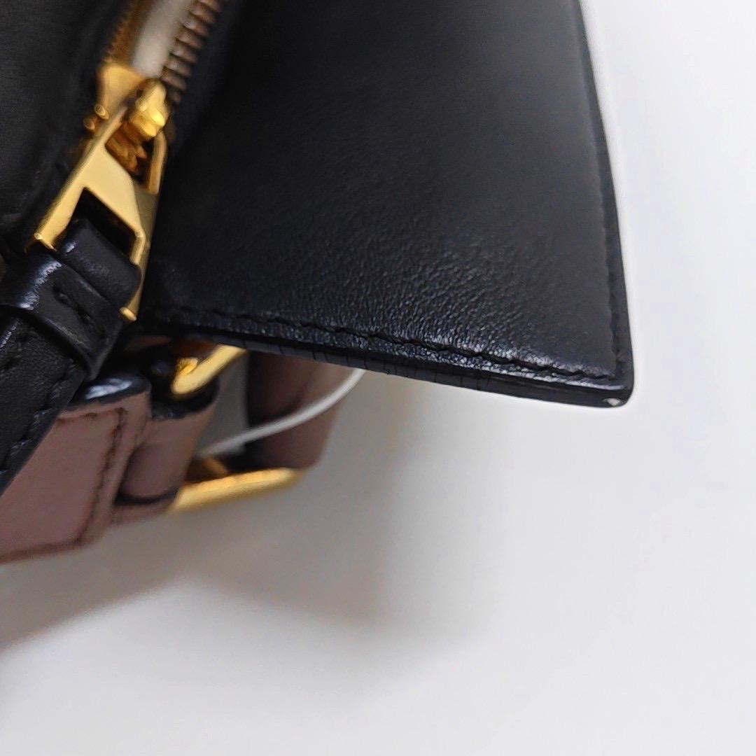 Loewe Puzzle Small Tricolor Black Brown Grey Calfskin leather bag For Sale 6
