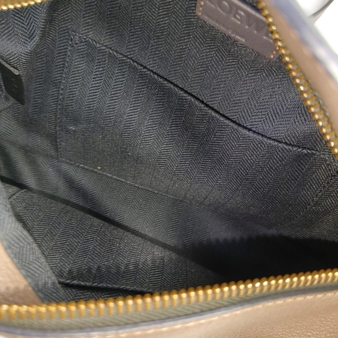 Loewe Puzzle Small Tricolor Black Grey Calfskin leather bag For Sale 2