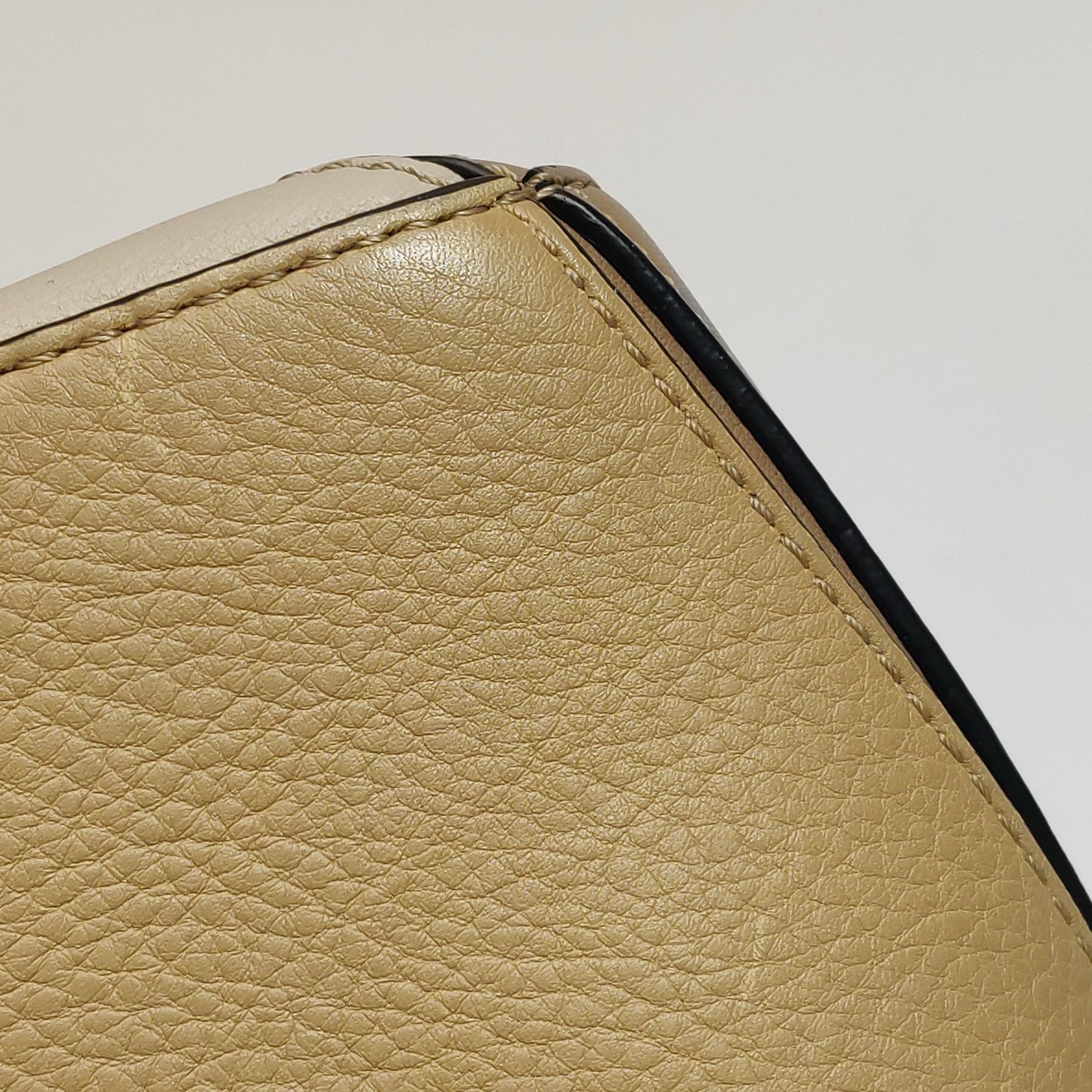 Loewe Puzzle Small Tricolor Brown Beige Yellow Crossbody Bag 5