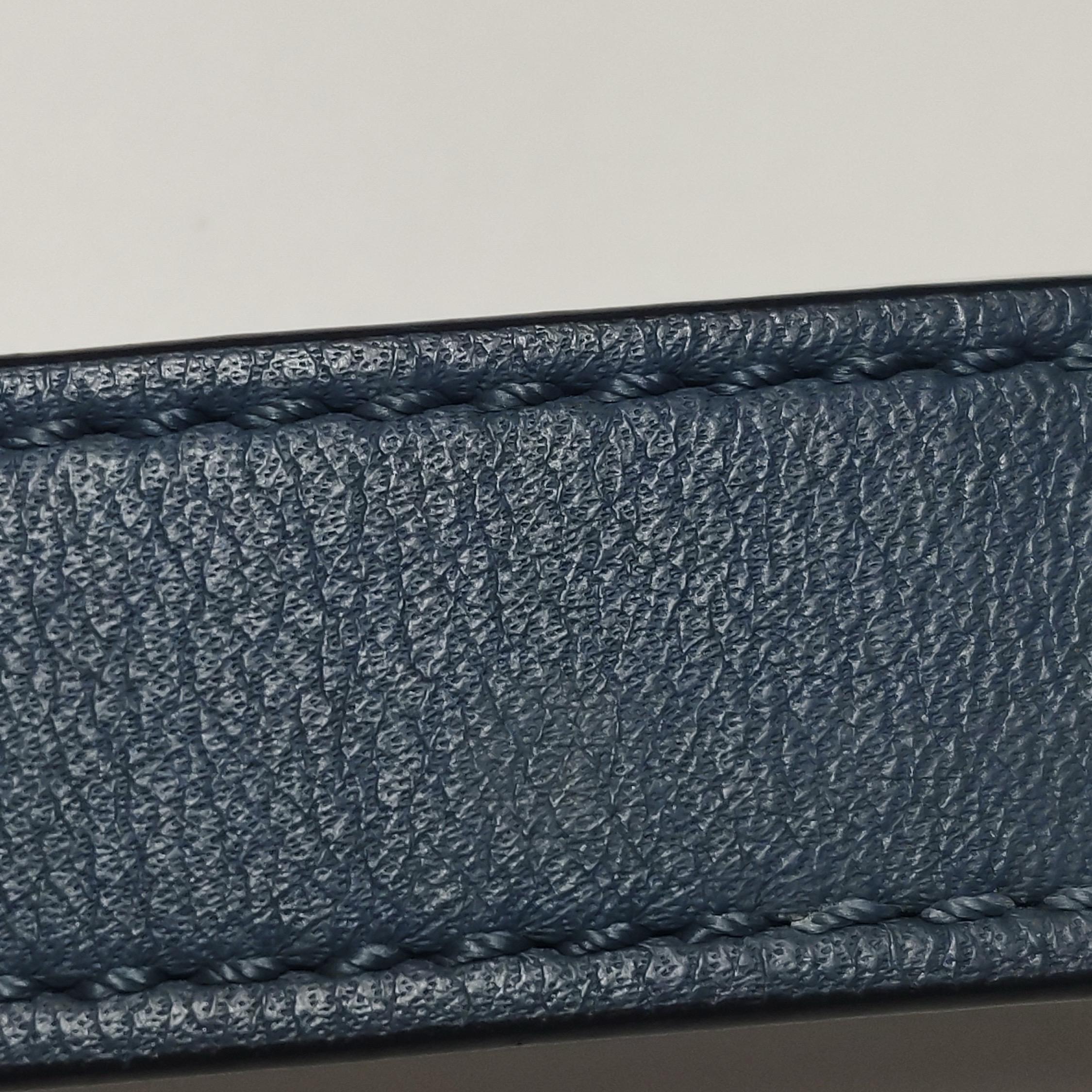 Loewe Puzzle Small Tricolor Navy Calfskin leather bag For Sale 5