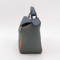Loewe Puzzle Small Tricolor Navy Calfskin leather bag