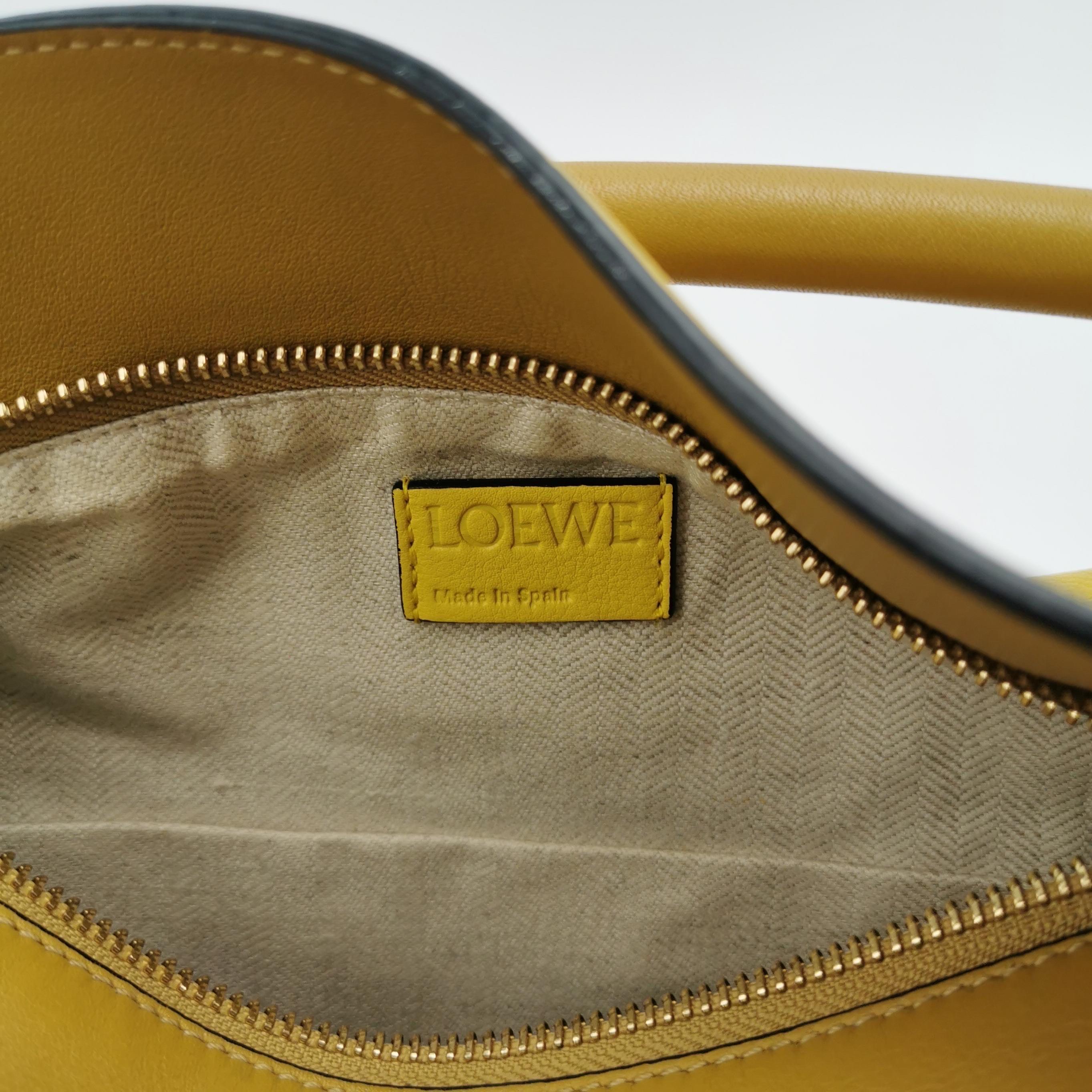Loewe Puzzle Small Yellow Brown Stripes Crossbody Bag 4
