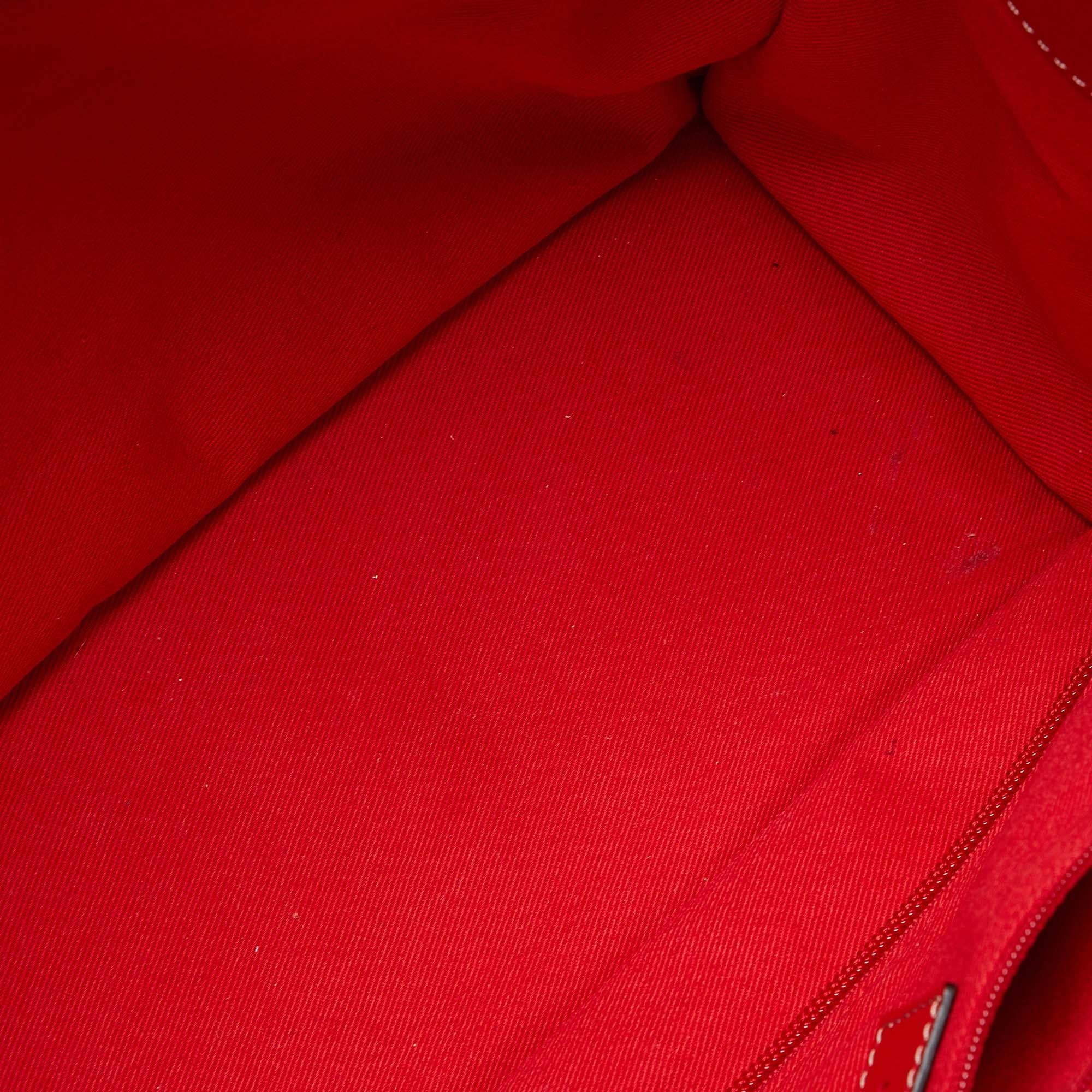 Loewe Red Leather Tote with Wallet 3