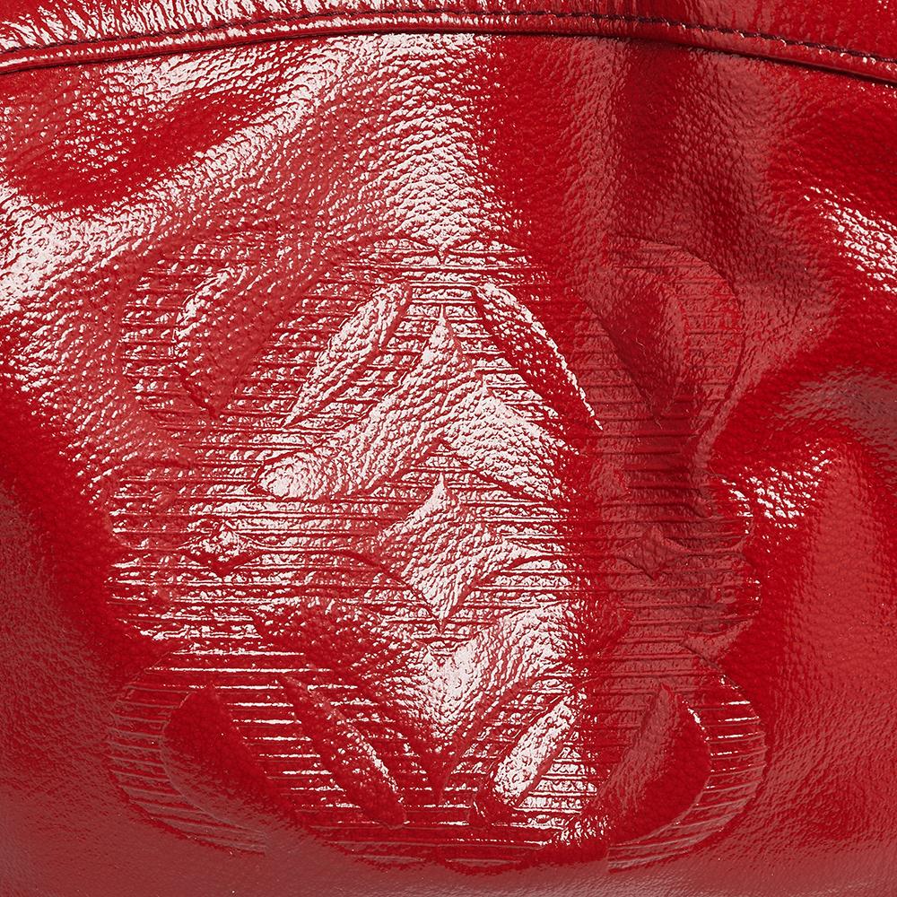 Loewe Red Patent Leather Aire Hobo 3