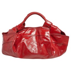 Loewe Red Patent Leather Aire Hobo