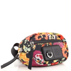 Loewe Round Bum Bag Printed Nylon Small