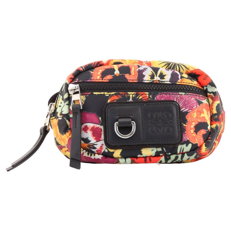 Loewe Round Bum Bag Printed Nylon Small For Sale at 1stDibs