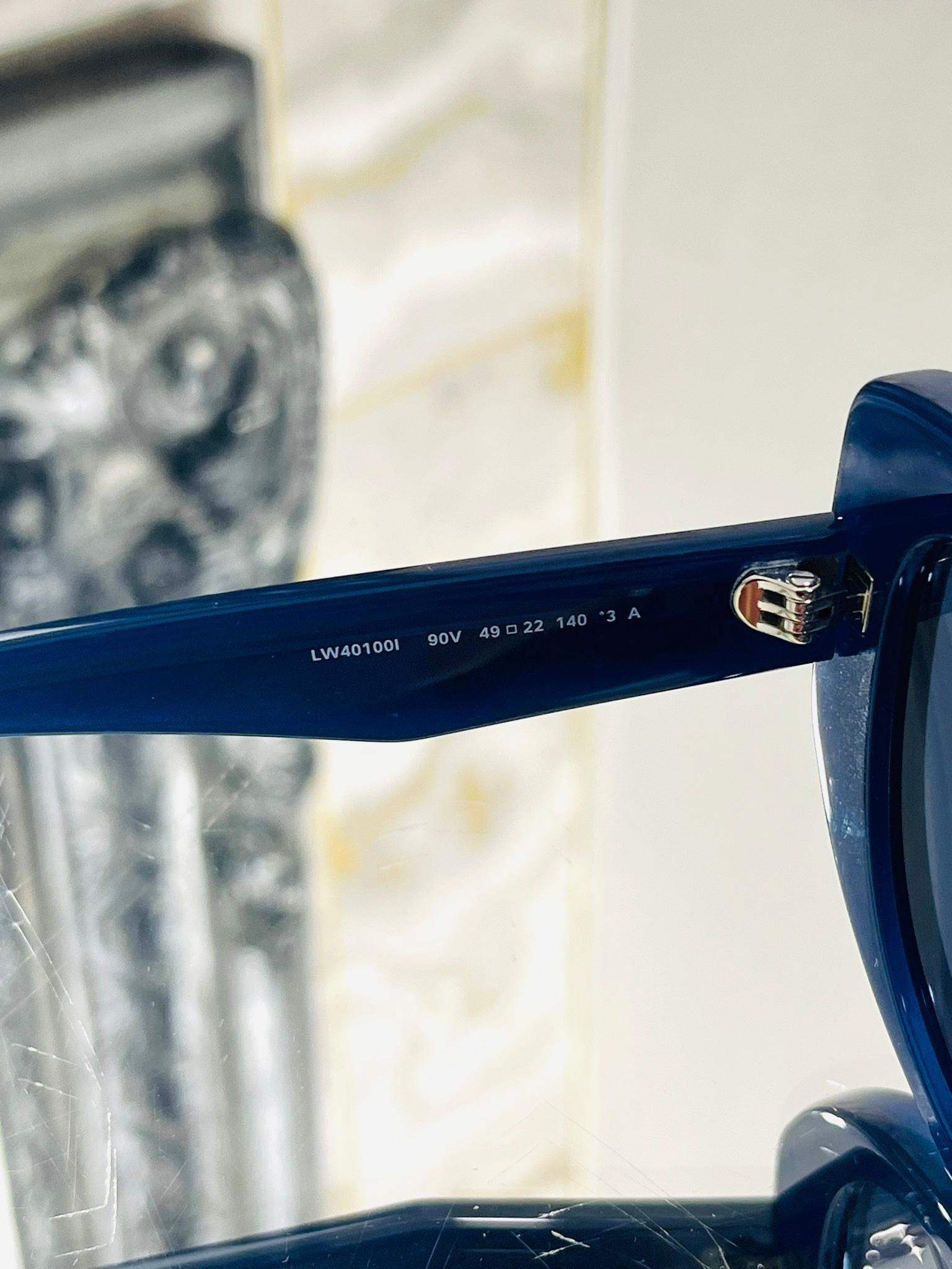 Lunettes de soleil rondes Loewe en vente 2