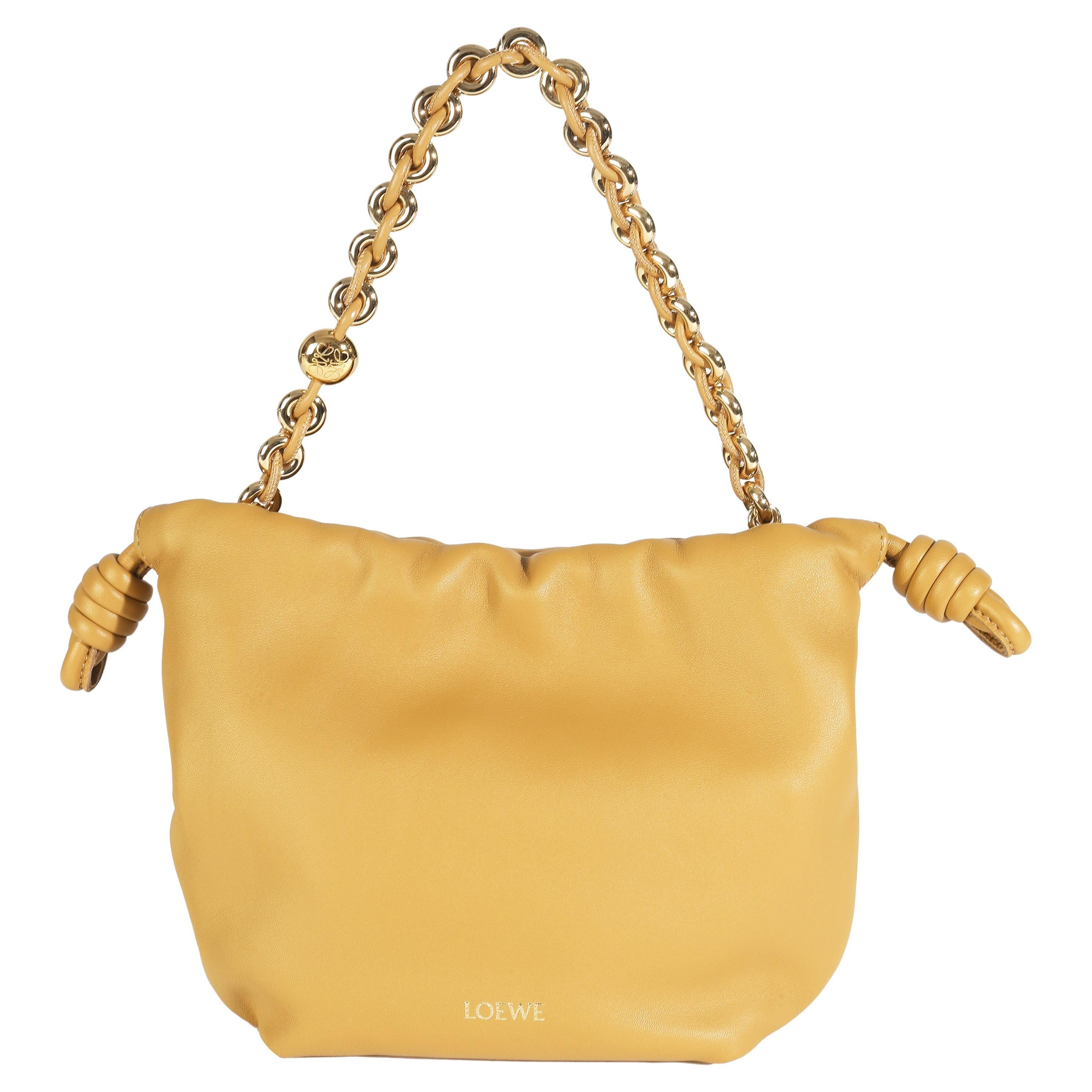 Loewe Sahara Nappa Mini Flamenco Crossbody in vendita