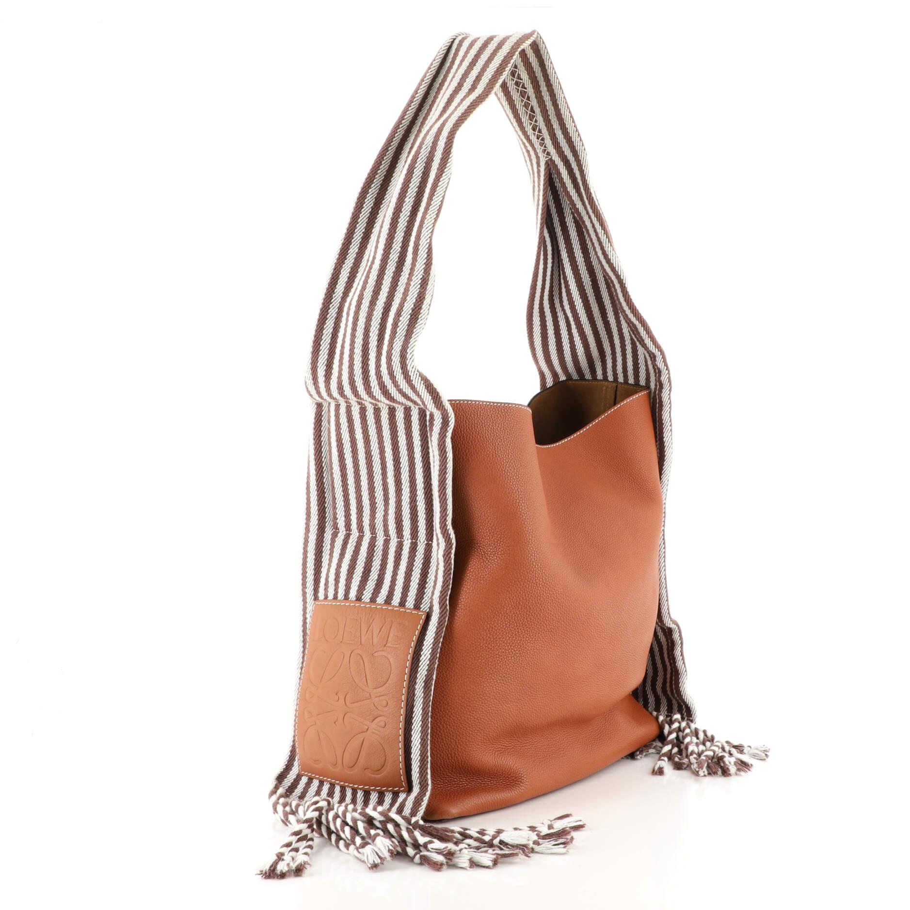 Loewe scarf bucket bag hot sale