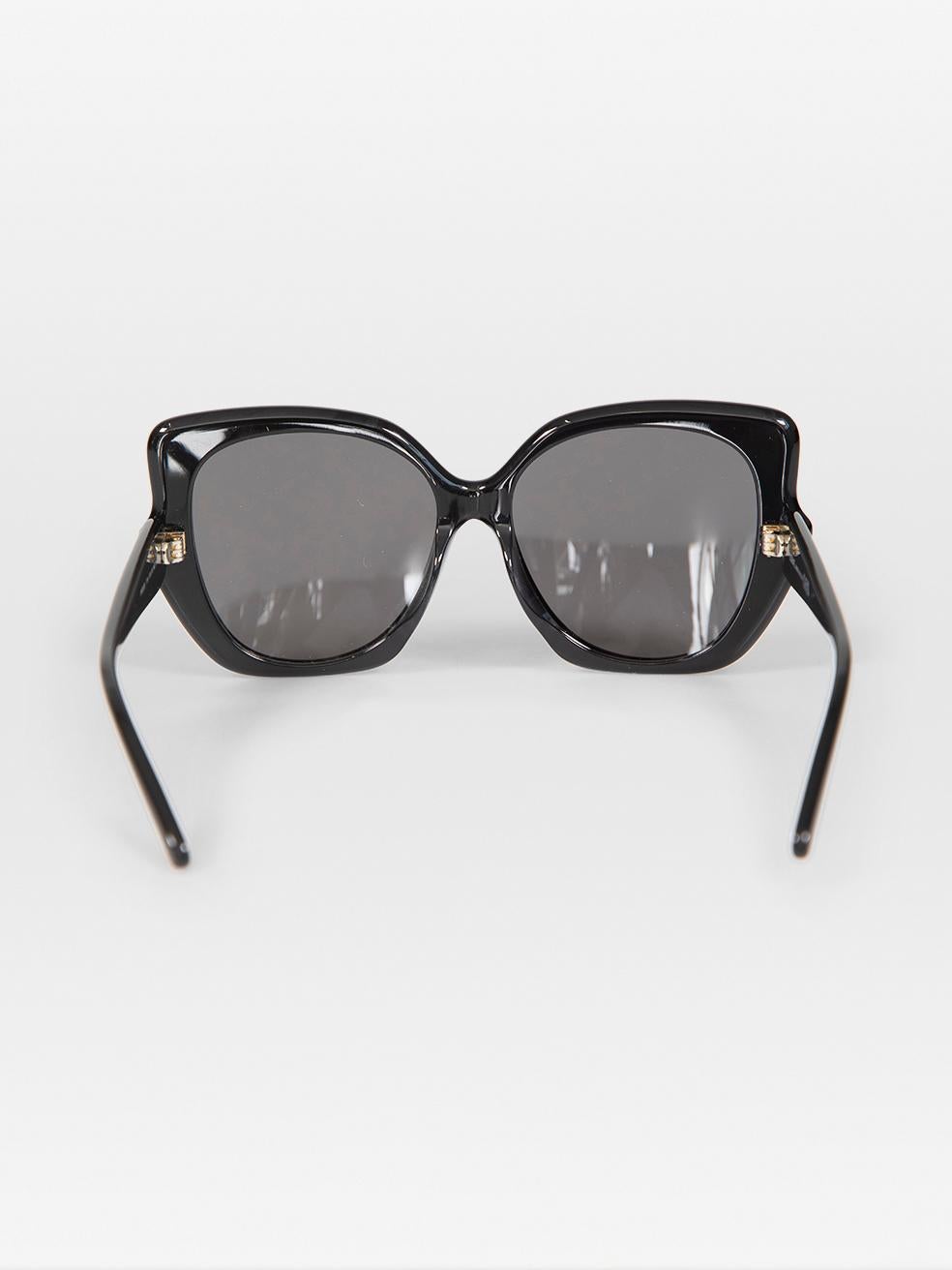 Women's Loewe Shiny Black Butterfly Sunglasses For Sale
